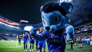 记者：申花吉祥物布鲁会前往青岛，这是布鲁第一次远征客场